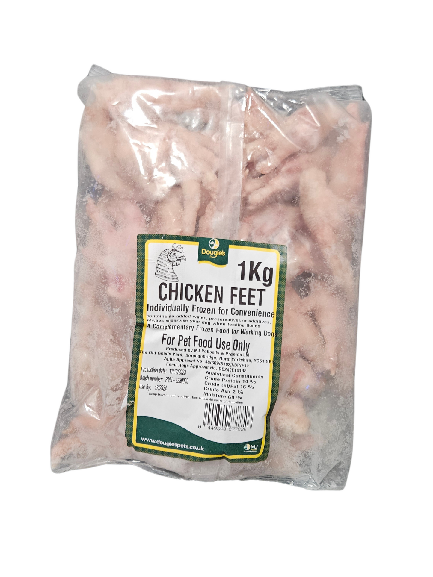 Dougie's Chicken Feet 1kg