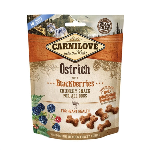 Carnilove Dog Crunchy Snack | Ostrich & Blackberries 200g