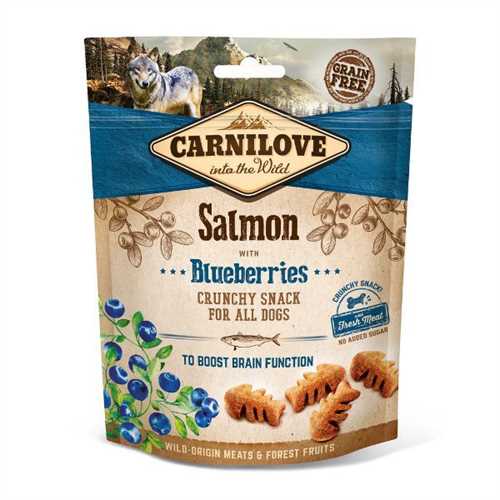 Carnilove Dog Crunchy Snack | Salmon & Blueberries 200g