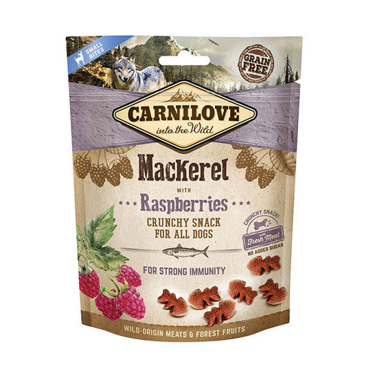 Carnilove Dog Crunchy Snack | Mackerel & Raspberry 200g
