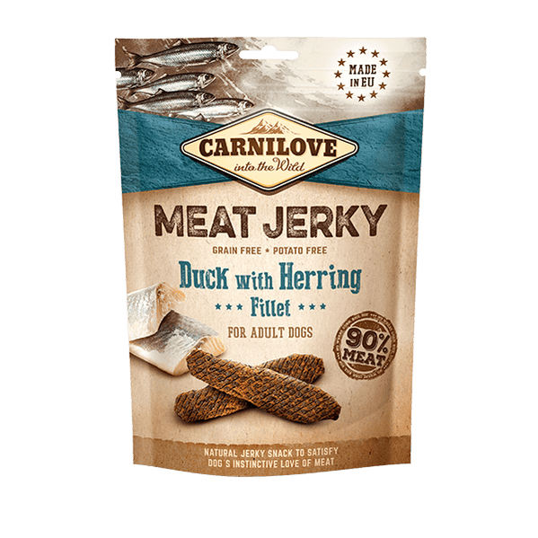 Meat Jerky Duck with Herring Fillet 100g