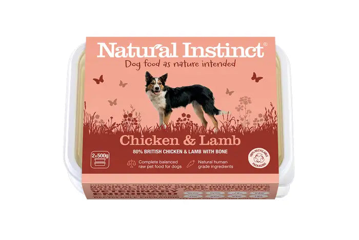 Natural Instinct Dog Completes 2x500g Purely Raw